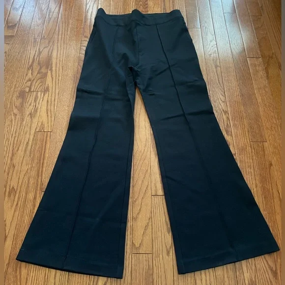 SPANX Perfect Ponte Black Flared Stretch Pants Women’s Sz XL - Picture 3 of 11